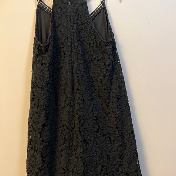 Black Mini Lace Dress - Picture 5 of 5